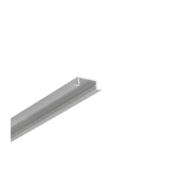 Aluprofil BEGTIN12 J/S, anodiseret, indbygget, LED skinne, 2 meter - Topmet