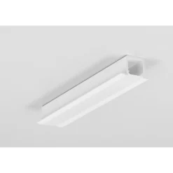 Aluprofil SMART-IN10 AC2/Z - Hvid lakeret, indbygget, LED skinne