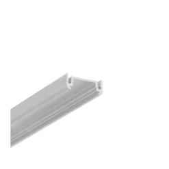 Aluprofil SURFACE14 EE7F/TY, ubehandlet aluminium, påbygning, LED skinne