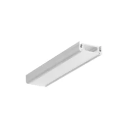 Aluprofil SURFACE14 EE7F/TY, ubehandlet aluminium, påbygning, LED skinne