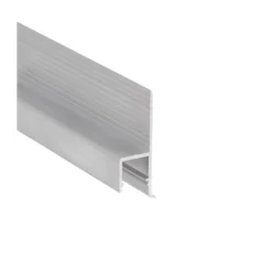 Aluprofil til indspartling, OMNI10 AC2, aluminium, til LED-strips