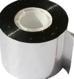 Alu-tape AC, 75 mm x 50 meter, 1" kerne, sølv
