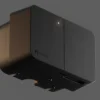 Amina 1 ladeboks, 7,4 kW, 1-faset, 32A, sort