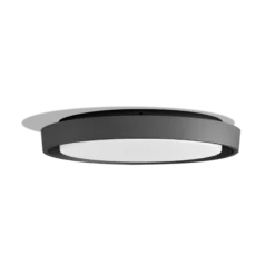 Ancha round udendørs væg/loftlampe, fast LED, 2500lm, antracit - Ledpro (restsalg)