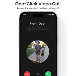 Aosu Video Doorbell SE, Smart video dørklokke, WiFi