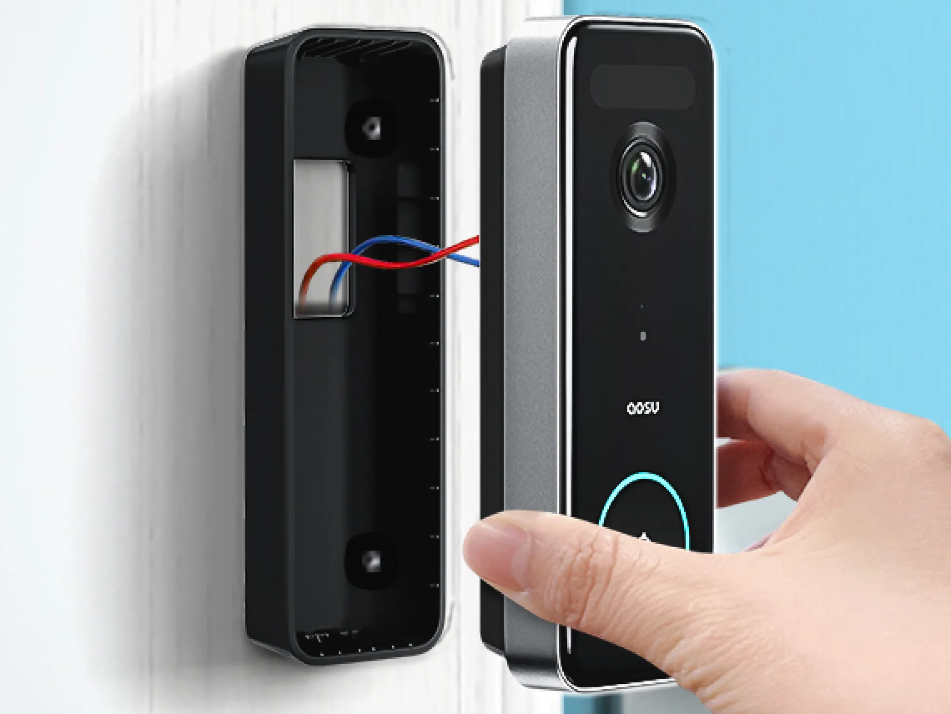 Aosu Video Doorbell Ultra, Smart video dørklokke, WiFi