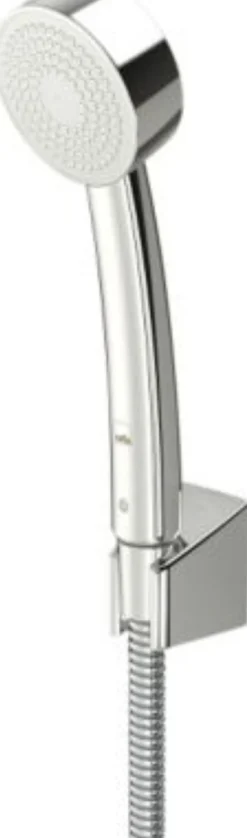 Apollo håndbrusersæt, Ø 70 mm bruser, holder og 1500 mm slange, forkromet