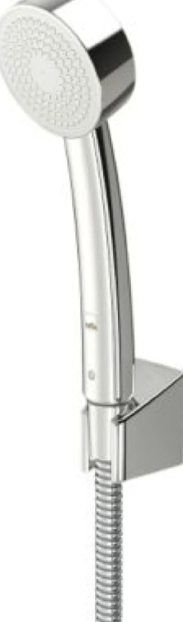 Apollo håndbrusersæt, Ø 70 mm bruser, holder og 1500 mm slange, forkromet