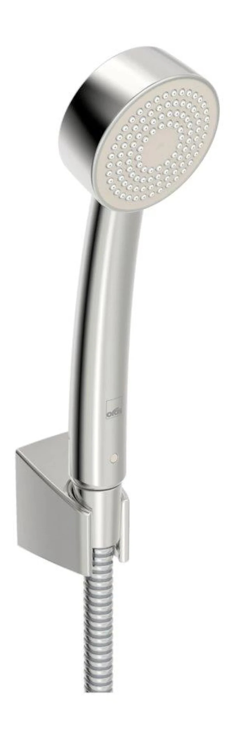 Apollo håndbrusersæt, Ø 70 mm bruser, holder og 1500 mm slange, forkromet