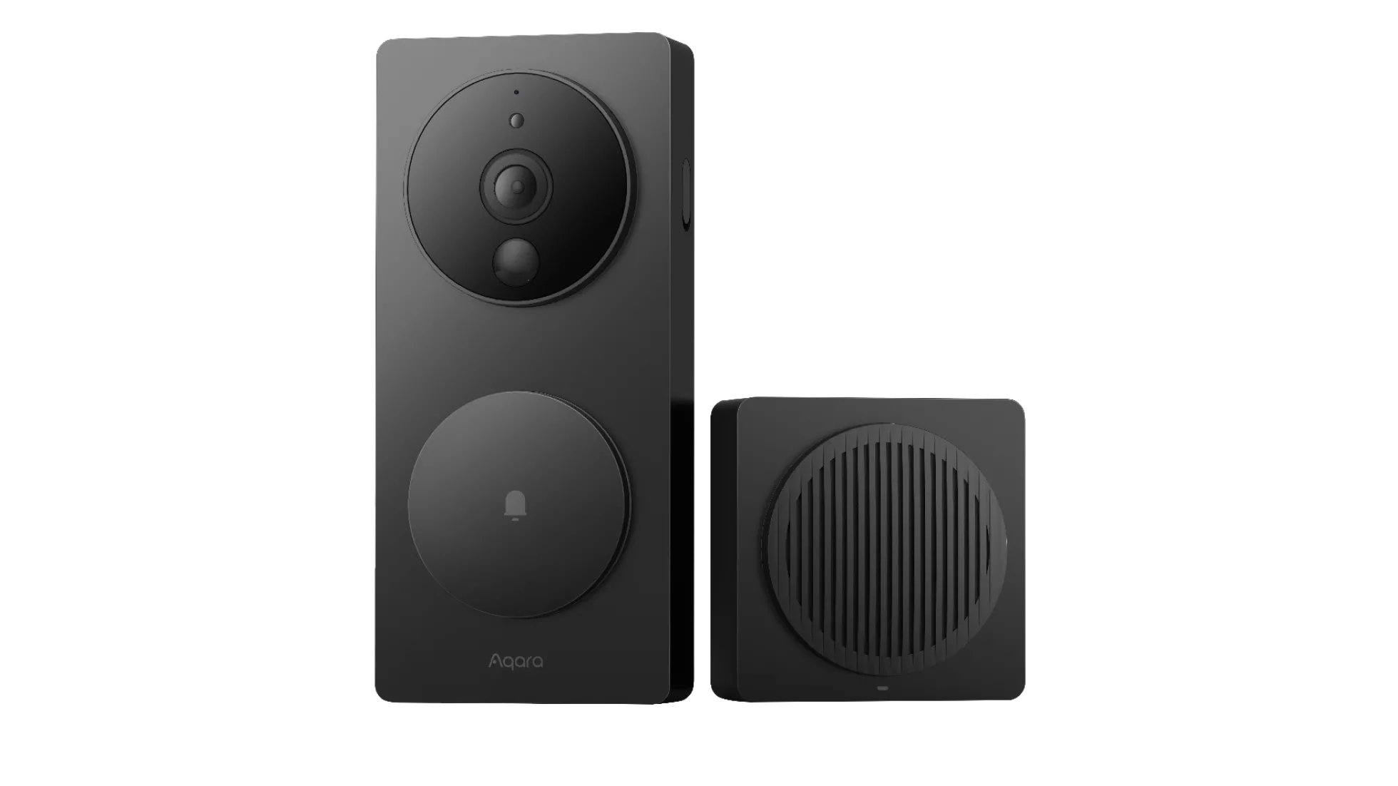 Aqara Smart Video Doorbell G4, trådløs/kablet, HomeKit Secure Video (restsalg)