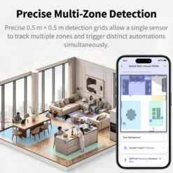 Aqara Spatial Multi-Sensor FP400, mmWave tilstedeværelsessensor/Presence Sensor, Matter (Thread) + Zigbee