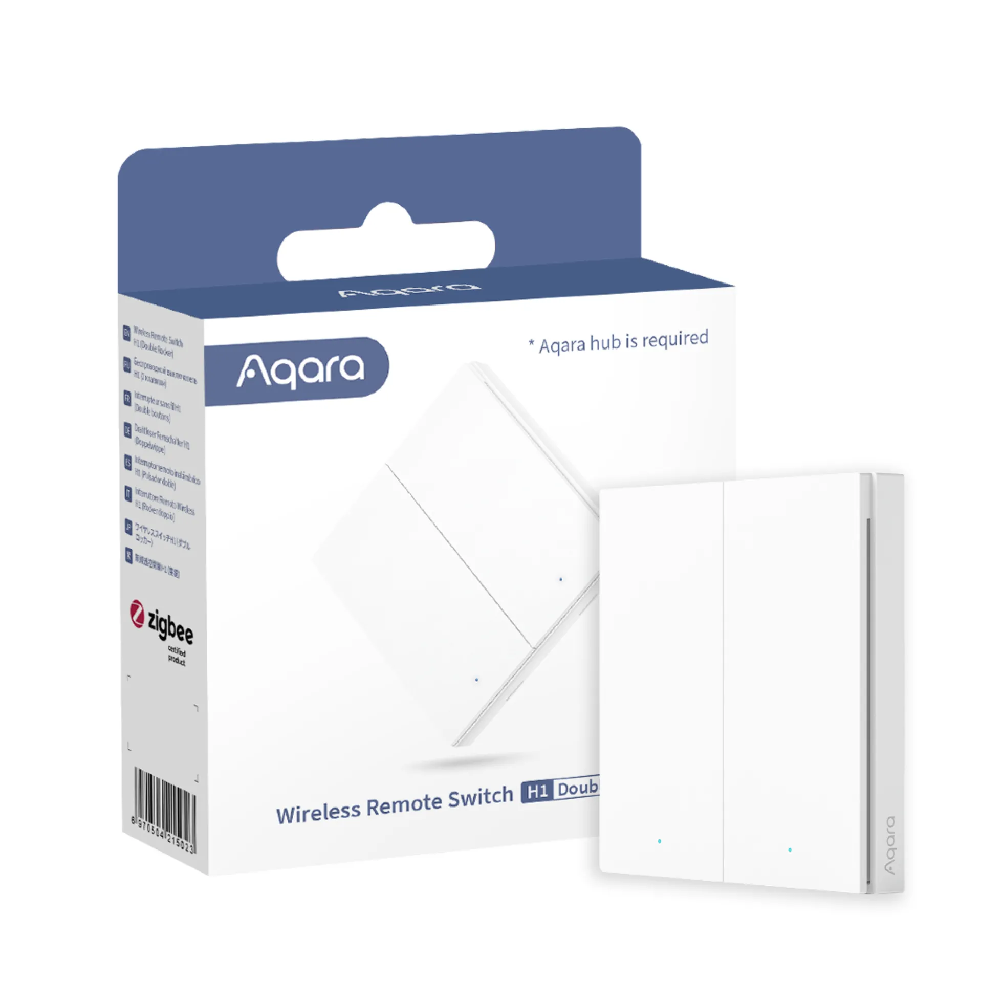 Aqara Wireless Remote Switch H1, dobbelt, Zigbee