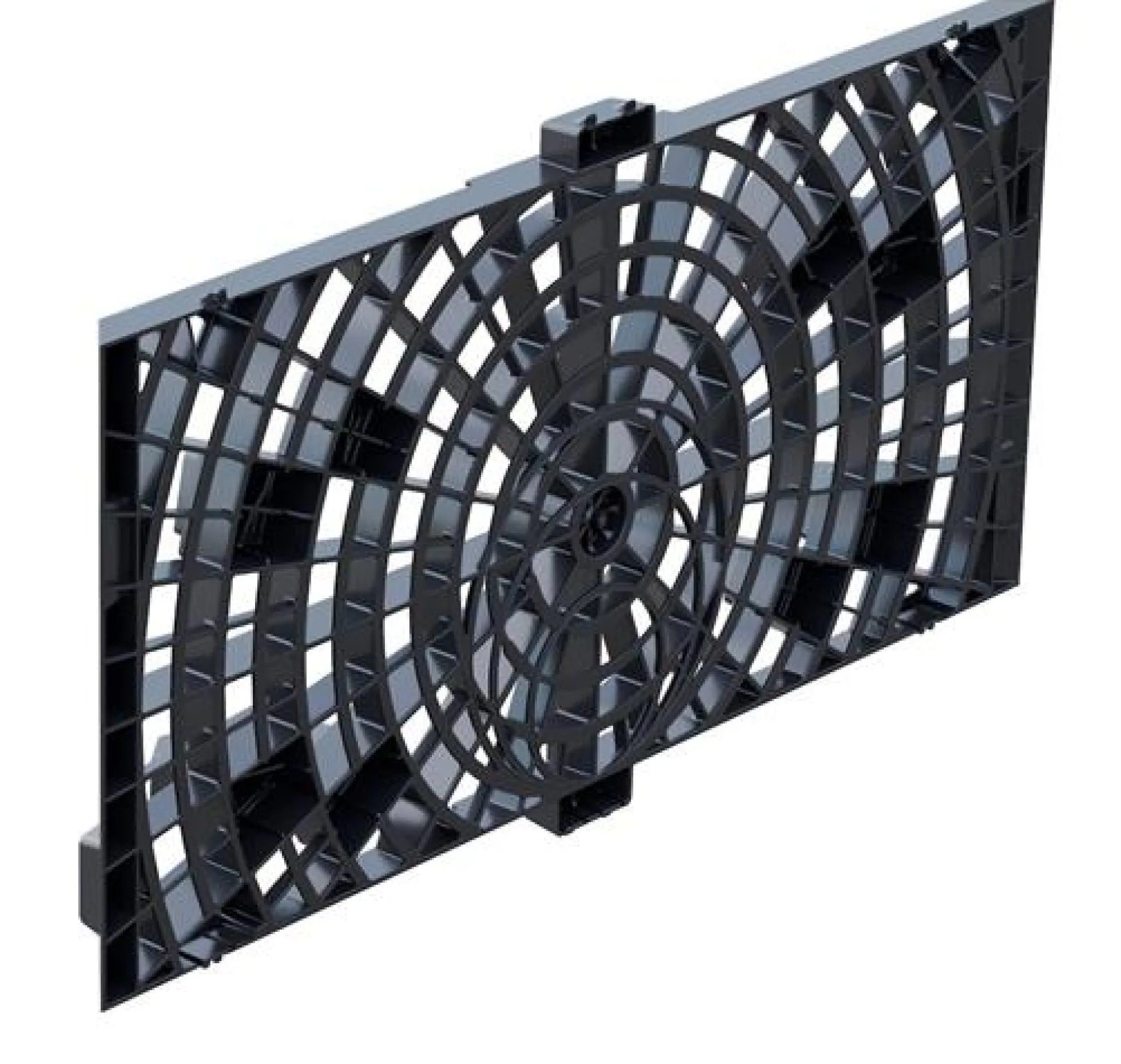 Aquabox sideplade (halv) STR, 35 cm x 75 cm