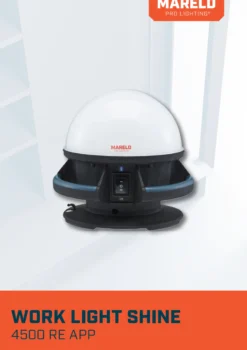 Arbejdslampe Shine 4500 RE, 4500 lm, genopladelig, med app - Mareld (restsalg)