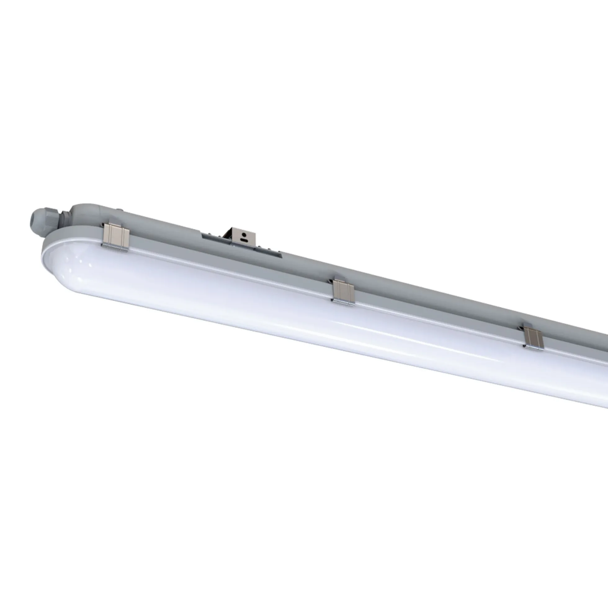 Armatur, 150 cm, 60W, 4000K, 7800 lumen, gennemfortrådet, HiCRI Ra 90, IP65