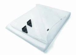 Armeret presenning, klar polyethylen, 4 meter bredde, 6 meter længde - STACO