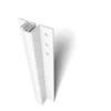 ASSA ABLOY Secustrip dørsikring type 3, hvid, 2115 mm, hærdet stål