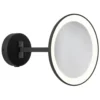 Astro Mascali Round LED makeup spejl, 7,4W, Ra90, 5 x forstørrelse, IP44, mat sort