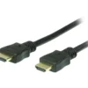 ATEN 1M HDMI 2.0 Cable M/M 30AWG Guld Sort