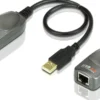 ATEN UCE260 - USB 2.0 udvidelse via Ethernet, 60m, 480Mb/s, sort/grå