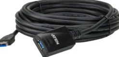 ATEN UE350, aktiv USB 3.0 forlængerkabel, Type A han - Type A hun, 5m