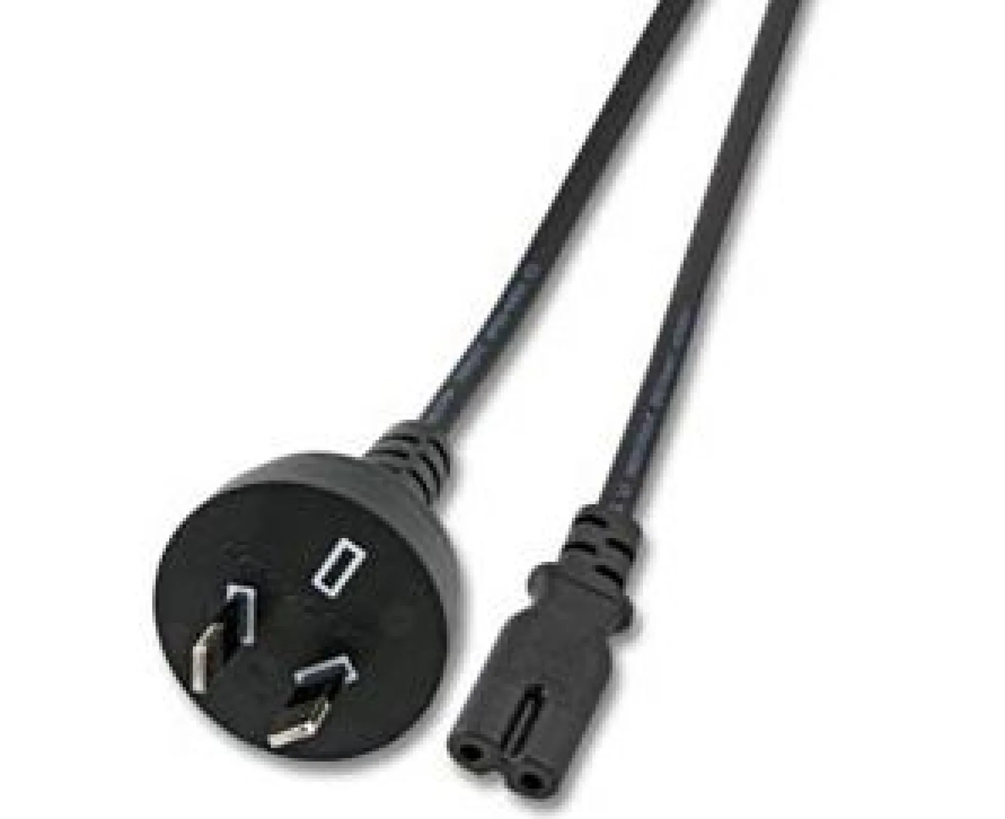 Australien til C7 strømkabel, 1,8 meter, sort, H03VV 2G 0,75 mm² - MicroConnect