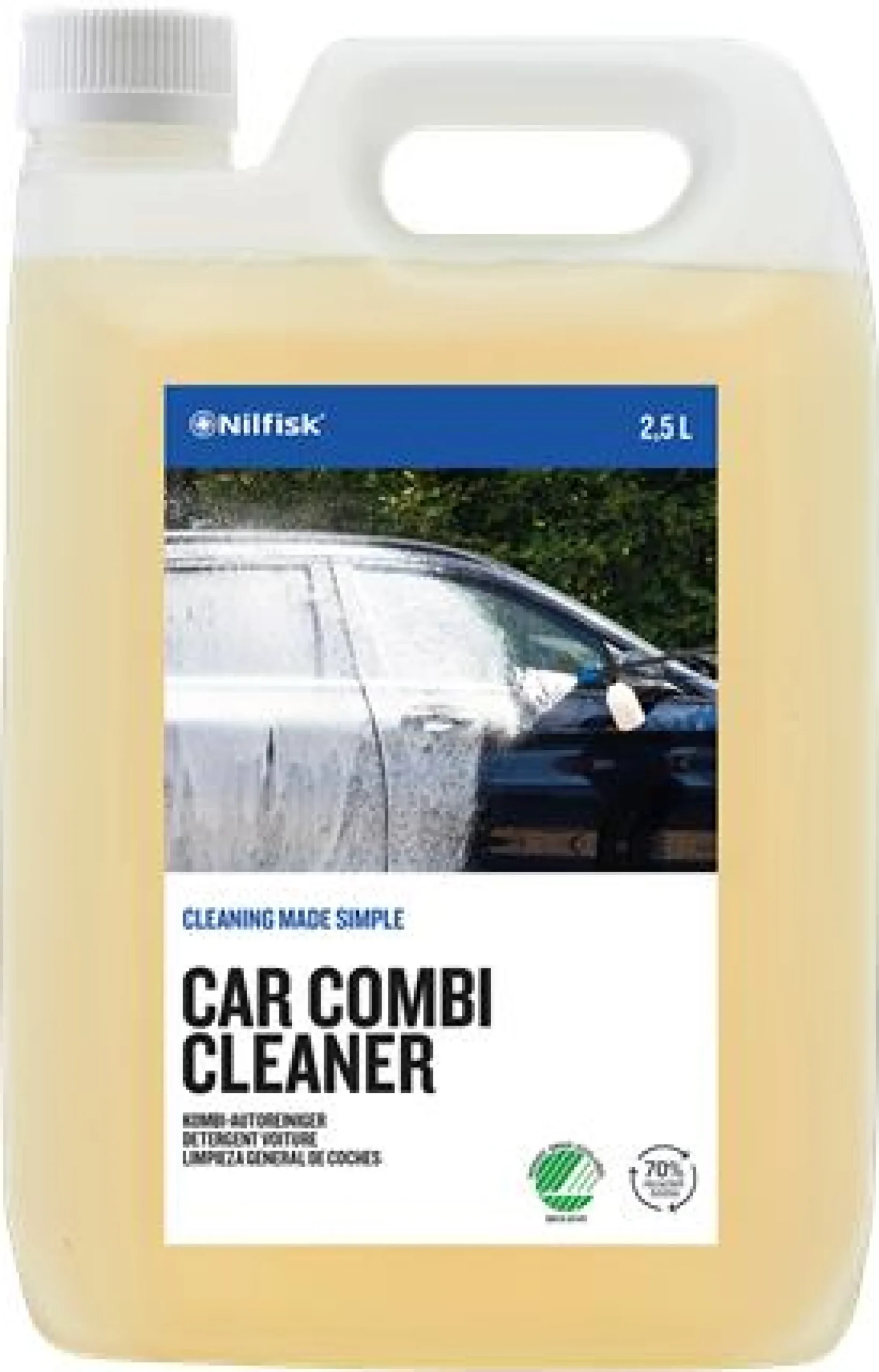 Autoshampoo med voks, 2,5 liter