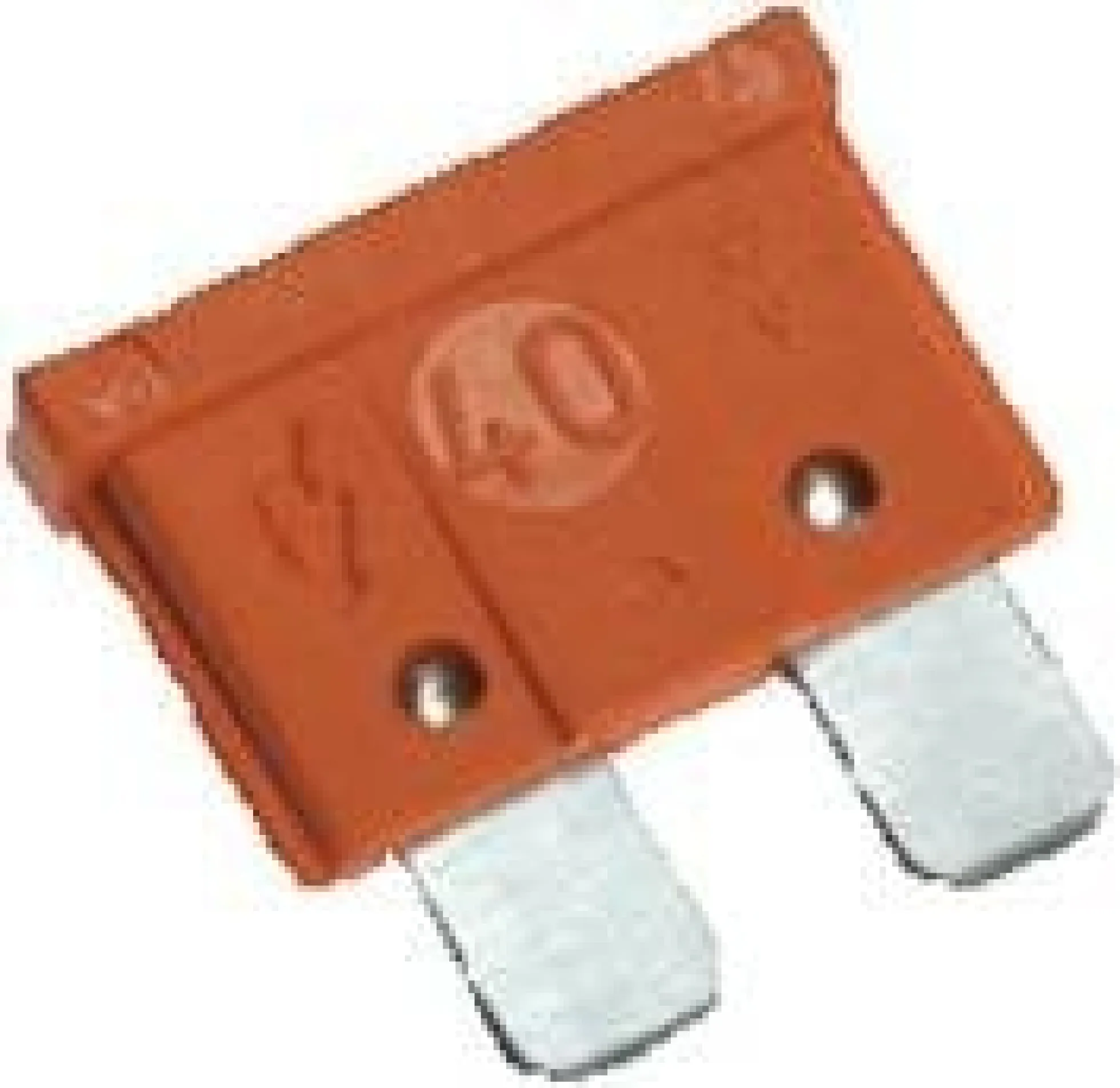 Autosikring 25A Klar.hvid 32V