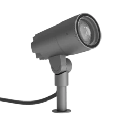 Avior zoom udendørs facadespot, fast LED, 600lm, mørk grå - Ledpro
