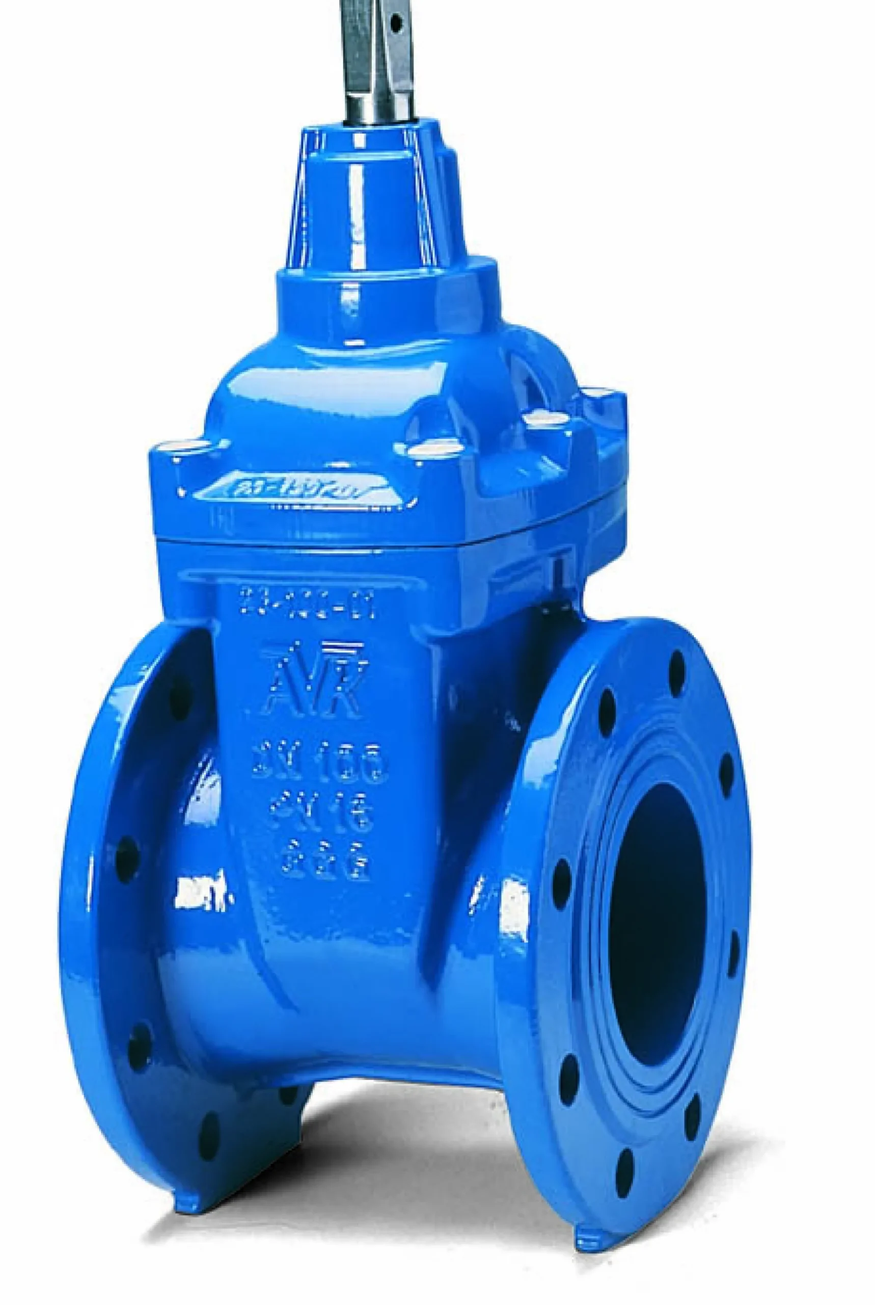AVK flangeventil, PN16, 80 mm