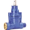 AVK 40 mm x 1.1/4" stikledningsventil med skruekobling/nippel, PN16