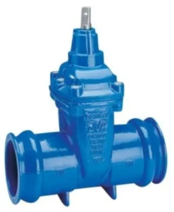 AVK skydeventil med muffer, 110 mm, PN16, til PVC-rør, duktiljern