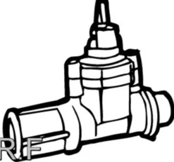 AVK 1.1/4"-1.1/4" stikledningsventil med indstiksmuffe/nippel, PN16