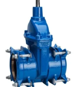 AVK SUPA PLUS skydeventil med muffer, 90 mm, PN16, til PE- & PVC-rør, duktiljern