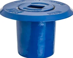 Avk, 200 x 130 mm, rundt flydende gadedæksel, duktiljern