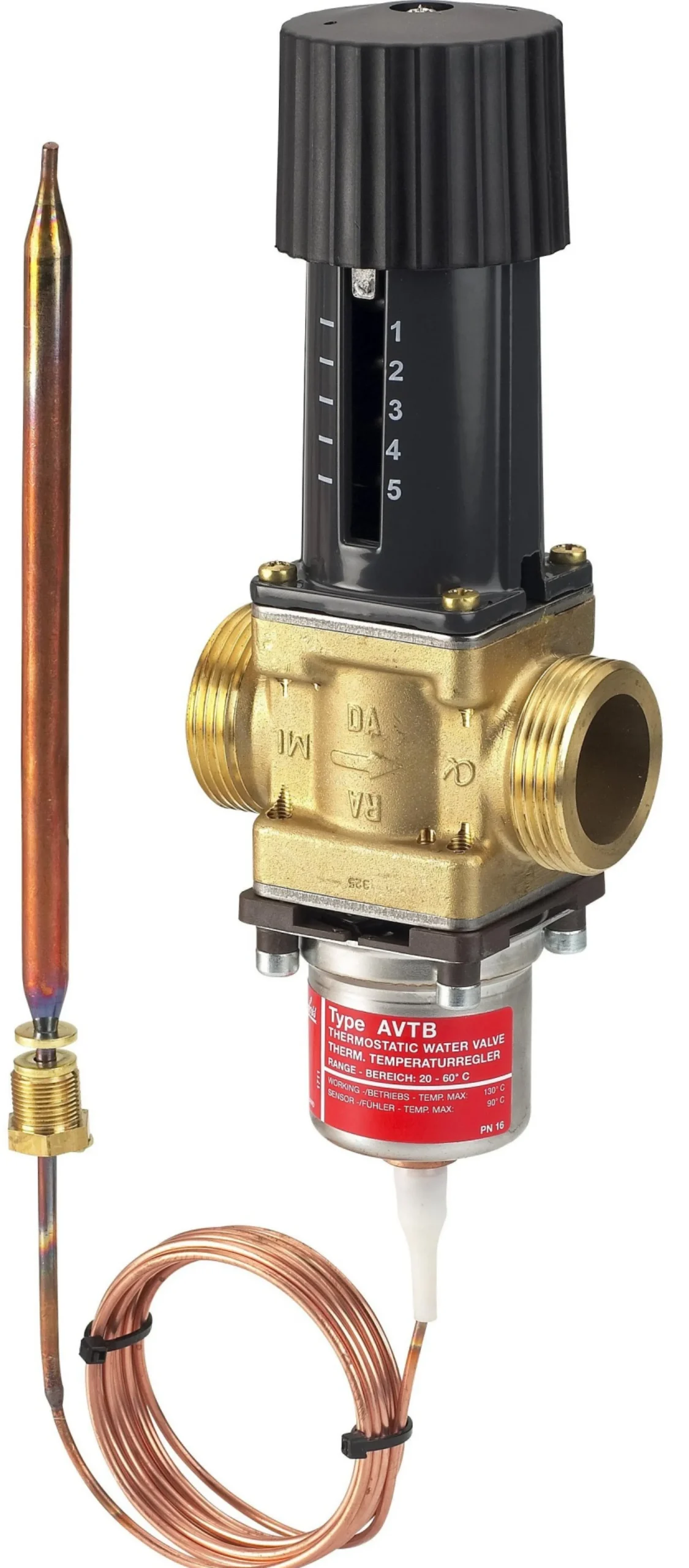 AVTB 20, termostatisk ventil, kvs 3,4 - Danfoss