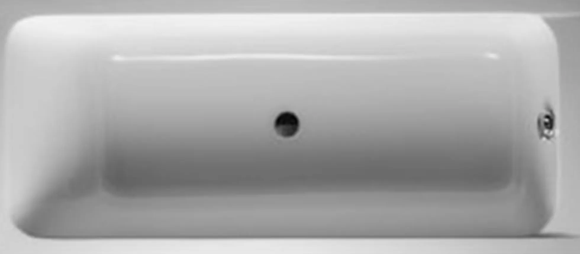 Badekar D-Code, 1700x750 mm, indbygning, hvid