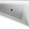 Badekar Paiova, 1700 x 1300 mm, hvid, hjørnemodel højre, med integreret