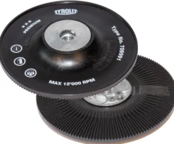 Bagskive til fiber rondeller, 125 mm x 22 mm, M14, meget hård