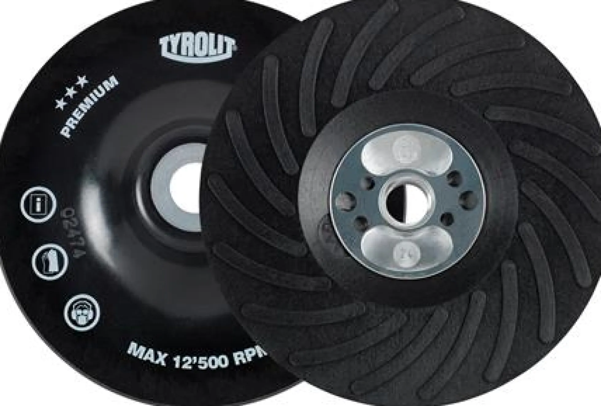Bagskive til fiber, 180x22 M14 P uni hard - Tyrolit