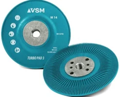 Bagskive ZFT3 Turbopad 3, Ø125mm, M14, ventileret - VSM