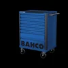 Bahco E72 værktøjsvogn, 8 skuffer, blå