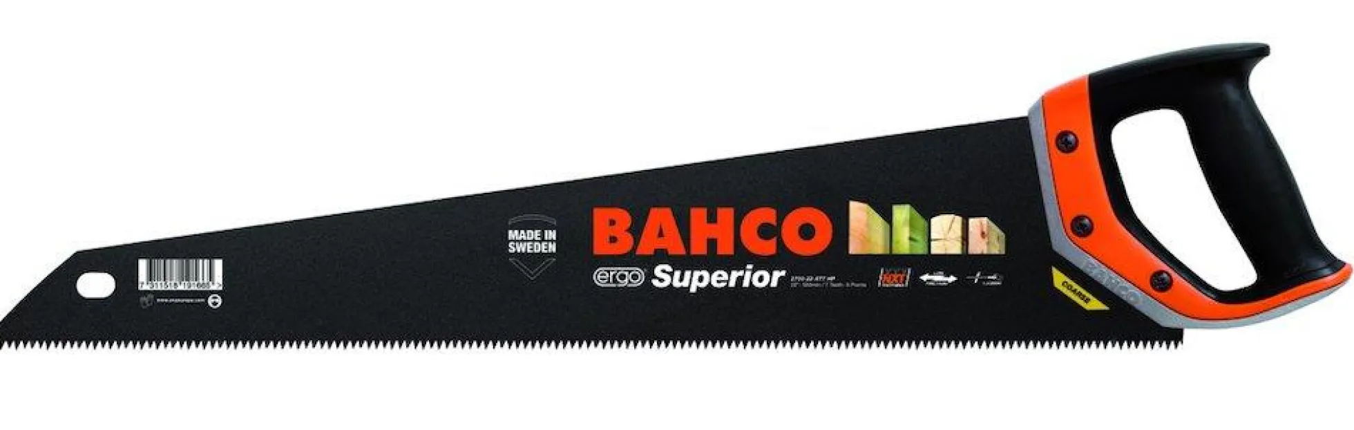 Bahco håndsav, Superior™, 24"/600 mm, 7/8 TPI