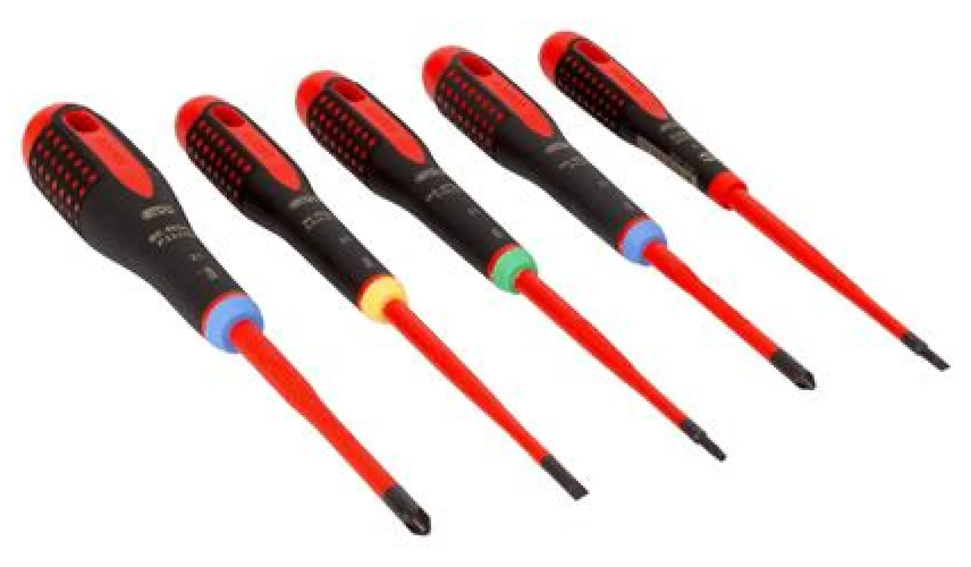 Bahco Slim-Blade skruetrækkersæt BE-9872SL, 5 stk., 1000 V