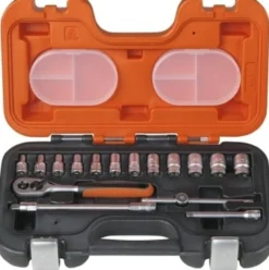 Bahco topnøglesæt, 1/4", 16 dele, 4-13 mm