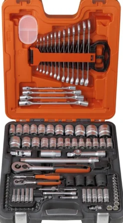 Bahco topnøglesæt, 1/4" og 1/2", 106 dele