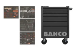 Bahco værkstedsvogn, 26", 251 dele