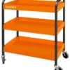 Bahco Værkstedsvogn med 3 hylder, orange
