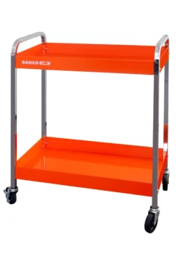 Bahco værkstedsvogn med 2 hylder, orange