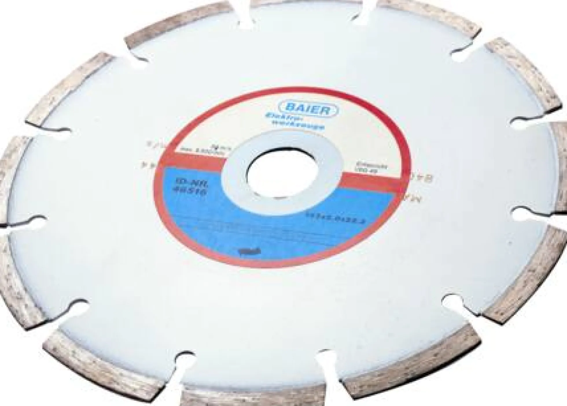 BAIER Diamantskive hvid, Ø150 mm, til mursten og lette materialer